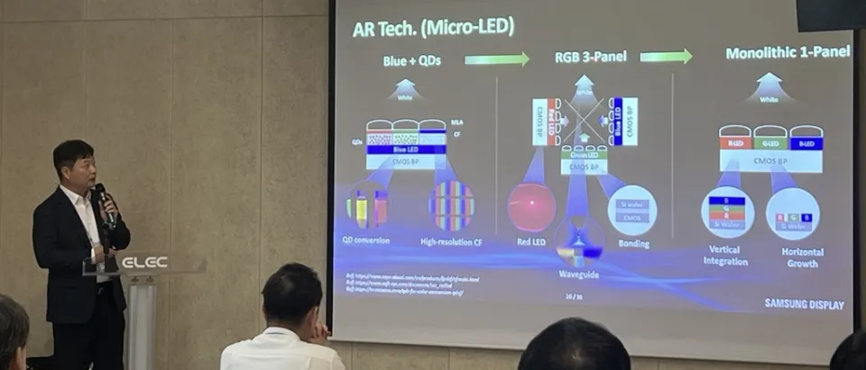 三星显示XR Display之MicroLED微显示技术进化路线分析 三星显示XR Display之MicroLED微显示技术进化路线分析