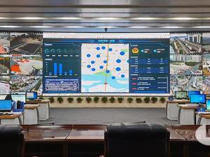 110 Dispatching Command Center of Xiangyang City Public Security Bureau, Hubei Province