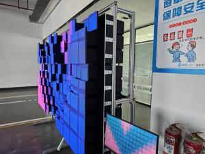 LED retractable matrix wave screen: a brilliant blend of technology and art