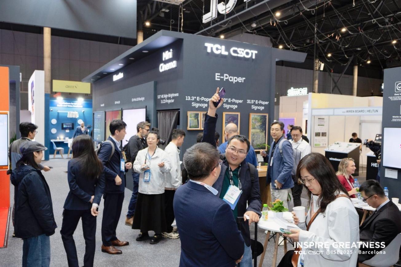 TCL China Star unveiled its heavyweight products at ISE2025, leading the new future of commercial and dedicated display technology