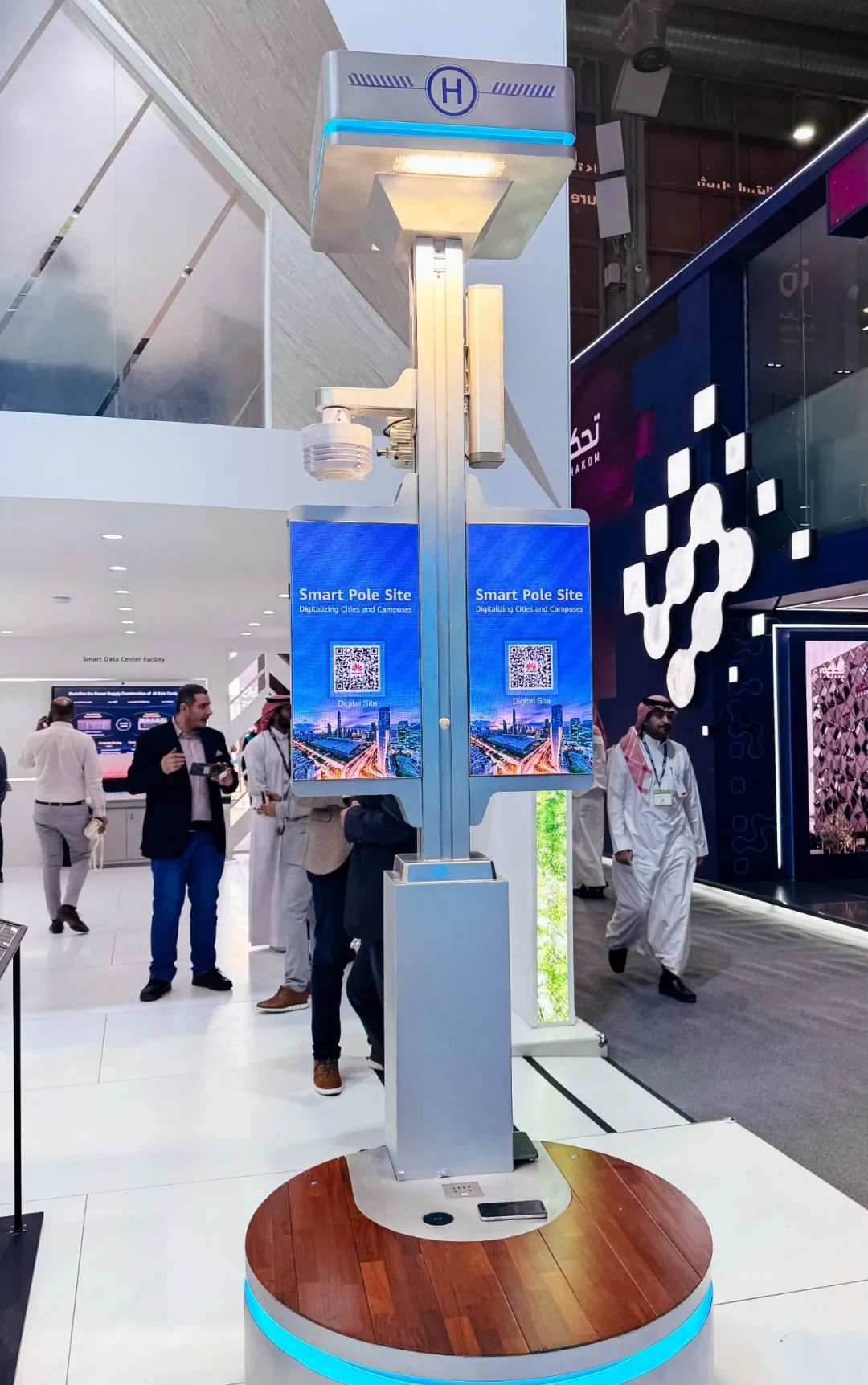 Zhouming Technology participated in the 2025 LEAP Exhibition in Saudi Arabia as a partner of Huawei to jointly build a new future for smart cities