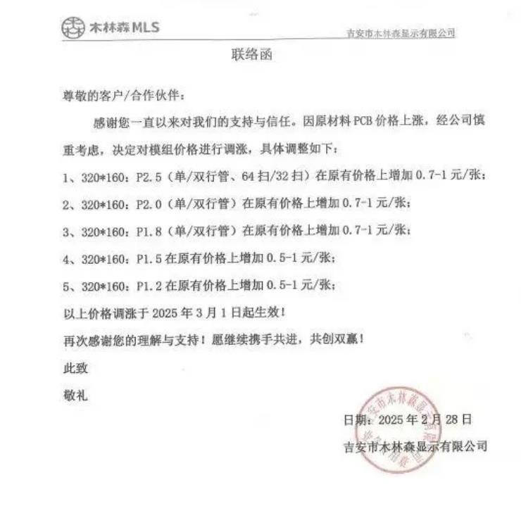 Up to 15%, many companies such as Mulinsen, Ruisheng, and Gaoke Huaxing announced price increases
