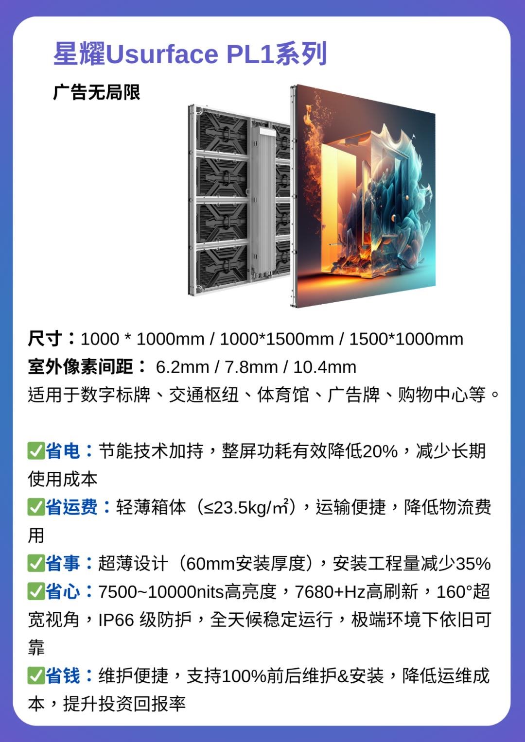 Five advantages allow Xingyao Usurface PL1 to light up the world's eight landmarks